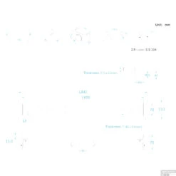 Douchegoot Differnz RVS Met Flens 80x7x7cm Mat Zwart -Badkamermeubels douchegoot differnz rvs met flens 80x7x7cm mat zwart tech