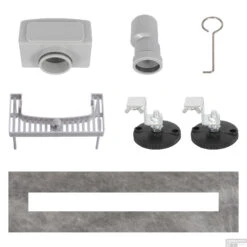 Douchegoot Differnz RVS Met Flens 90x7x7cm Rvs -Badkamermeubels douchegoot differnz rvs met flens 90x7x7cm rvs shop 3