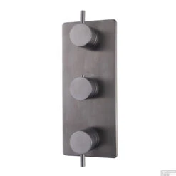 Douchekraan Inbouw Wiesbaden Caral Thermostatisch 3-Weg Gunmetal