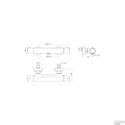 Douchekraan Thermostatisch Plieger Napoli HOH 15cm Cool Body Chroom 5 Douchekraan Thermostatisch Plieger Napoli HOH 15cm Cool Body Chroom -Badkamermeubels douchekraan thermostatisch plieger napoli hoh 15cm cool body chroom tech