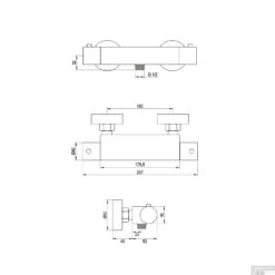 Douchekraanset Brauer Black Edition Opbouw Met Glijstang En Ronde Handdouche Mat Zwart 19 Douchekraanset Brauer Black Edition Opbouw Met Glijstang En Ronde Handdouche Mat Zwart -Badkamermeubels douchekraanset brauer black edition opbouw met glijstang en ronde handdouche geborsteld mat zwart t2