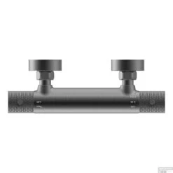 Douchemengkraan Thermostatisch Wiesbaden Ribbd Gunmetal 6 Douchemengkraan Thermostatisch Wiesbaden Ribbd Gunmetal -Badkamermeubels douchemengkraan thermostatisch wiesbaden ribbd gunmetal 2