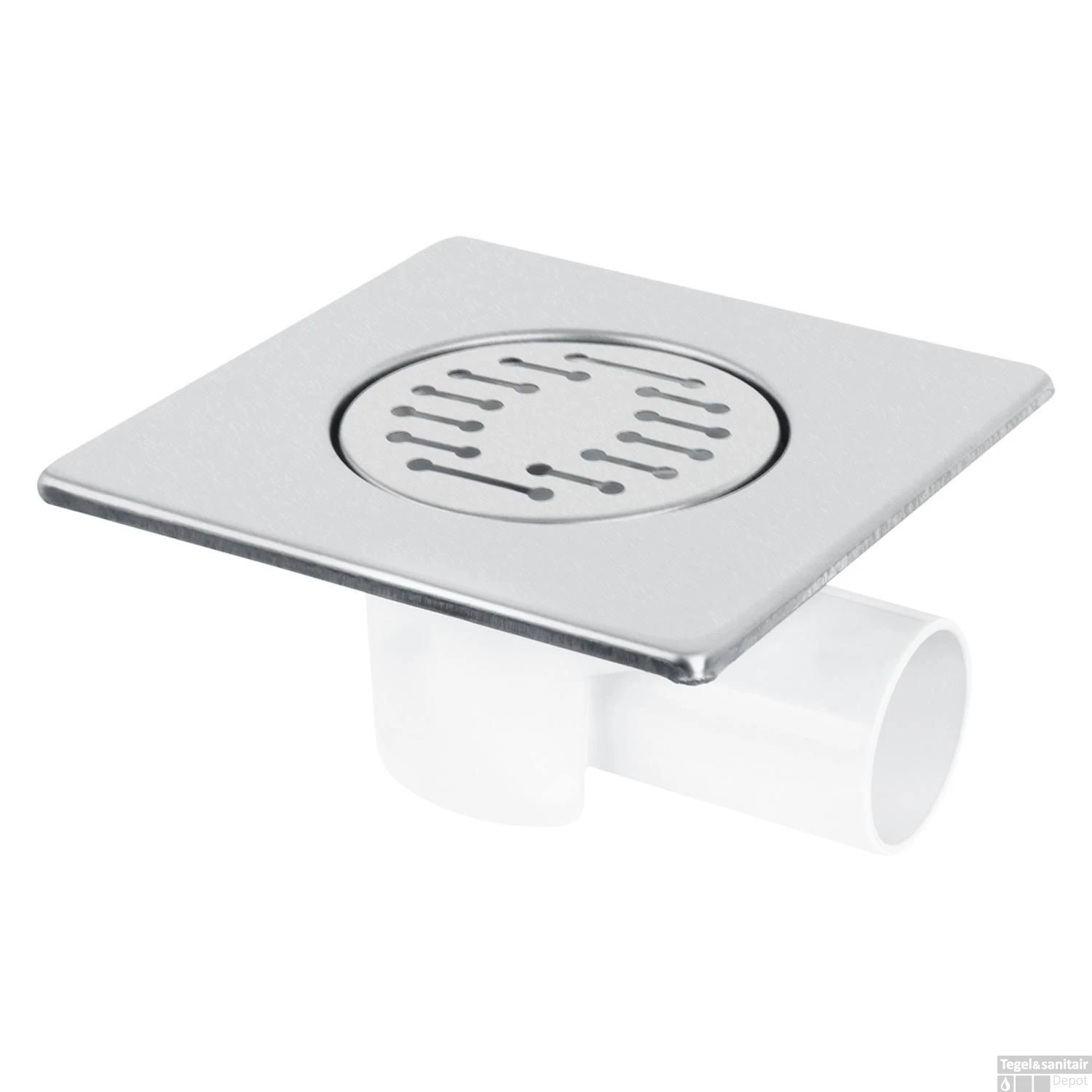 Doucheput Differnz Basic 150x150mm Zijuitlaat 49mm 3 Doucheput Differnz Basic 150x150mm Zijuitlaat 49mm