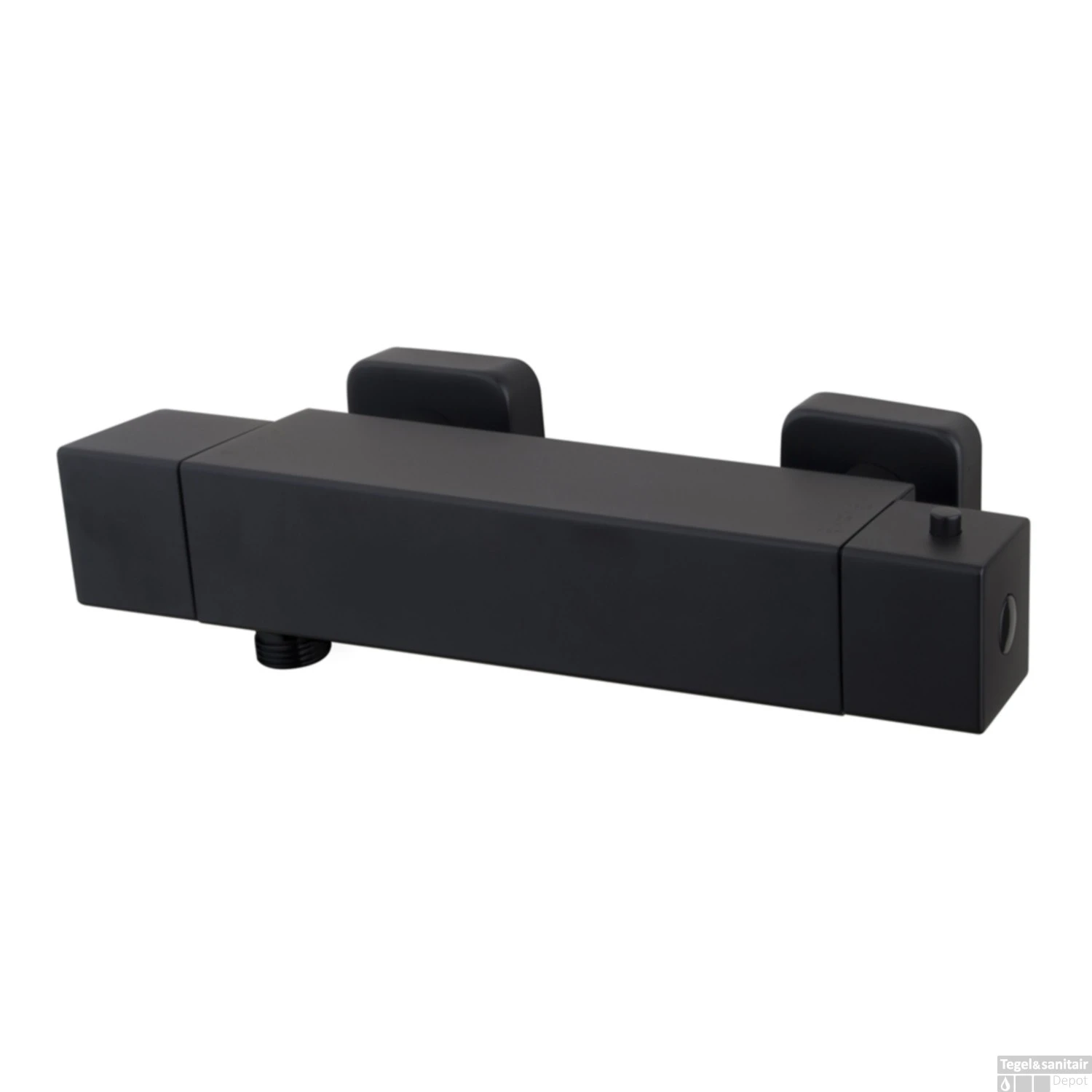 Douchethermostaat Eco Rombo 28cm Mat Zwart 3 Douchethermostaat Eco Rombo 28cm Mat Zwart