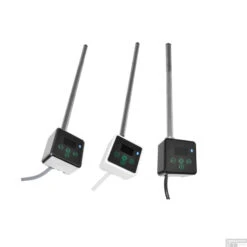 Electrische Radiator Sanicare 172x45 Cm 671W Met Chrome Thermostaat En Bluetooth Chroom -Badkamermeubels electrische radiator sanicare 111.8x45 cm 596w shop 9 1 19