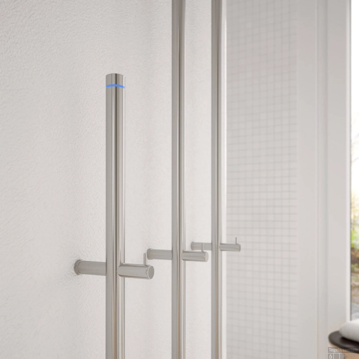 Elektrische Radiator Stick Instamat Jay 175 Cm 29W Gepolijst RVS 4 Elektrische Radiator Stick Instamat Jay 175 Cm 29W Gepolijst RVS - Afbeelding 2