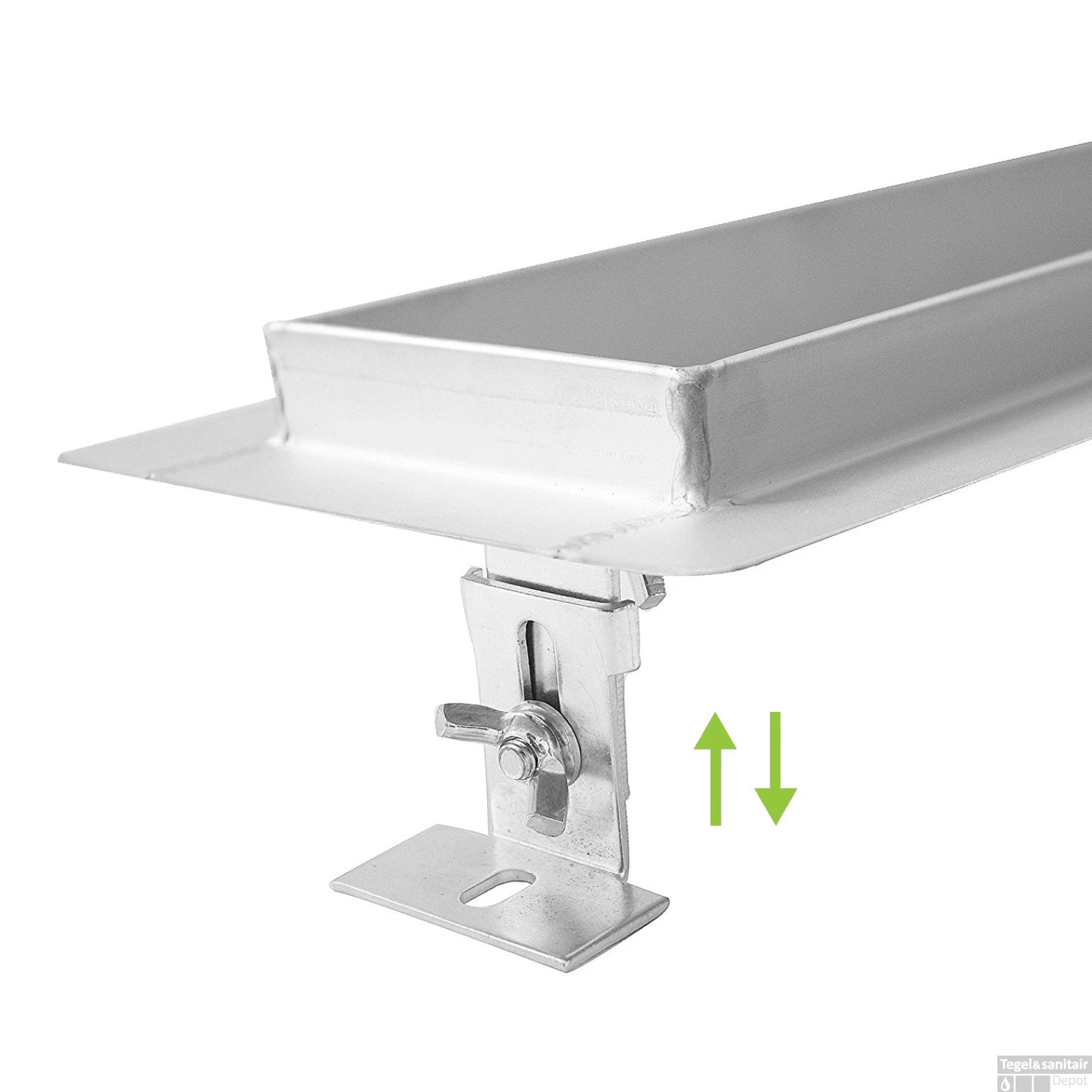 Mat Zwarte RVS Douchegoot Flens Met Uitneembaar Sifon 70x7cm 6,7cm Diep MAT ZWART ROOSTER 4 Mat Zwarte RVS Douchegoot Flens Met Uitneembaar Sifon 70x7cm 6,7cm Diep MAT ZWART ROOSTER - Afbeelding 2