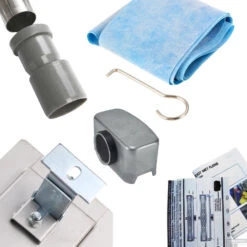 Mat Zwarte RVS Douchegoot Flens Met Uitneembaar Sifon 100x7cm 6,7cm Diep MAT ZWART ROOSTER -Badkamermeubels flens design rooster mat zwart 4