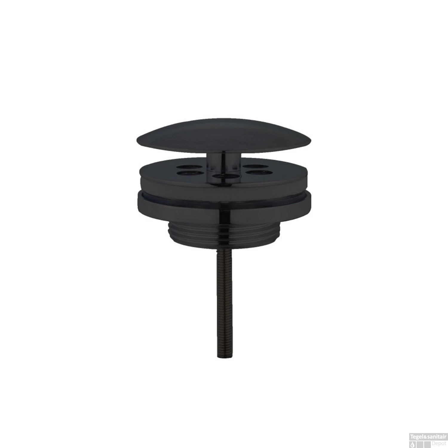 Fontein Afvoerplug Best Design Nero LOW 5/4 Zwart 3 Fontein Afvoerplug Best Design Nero LOW 5/4 Zwart