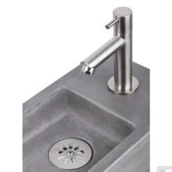 Fontein Afvoerplug Differnz Mix Mat Chroom -Badkamermeubels fontein afvoerplug differnz mix mat chroom sfeer2