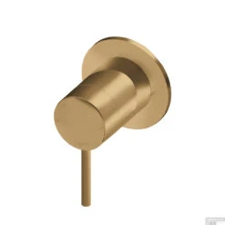 Inbouw Douchemengkraan Lagoo Garda Hendel Messing Geborsteld Goud