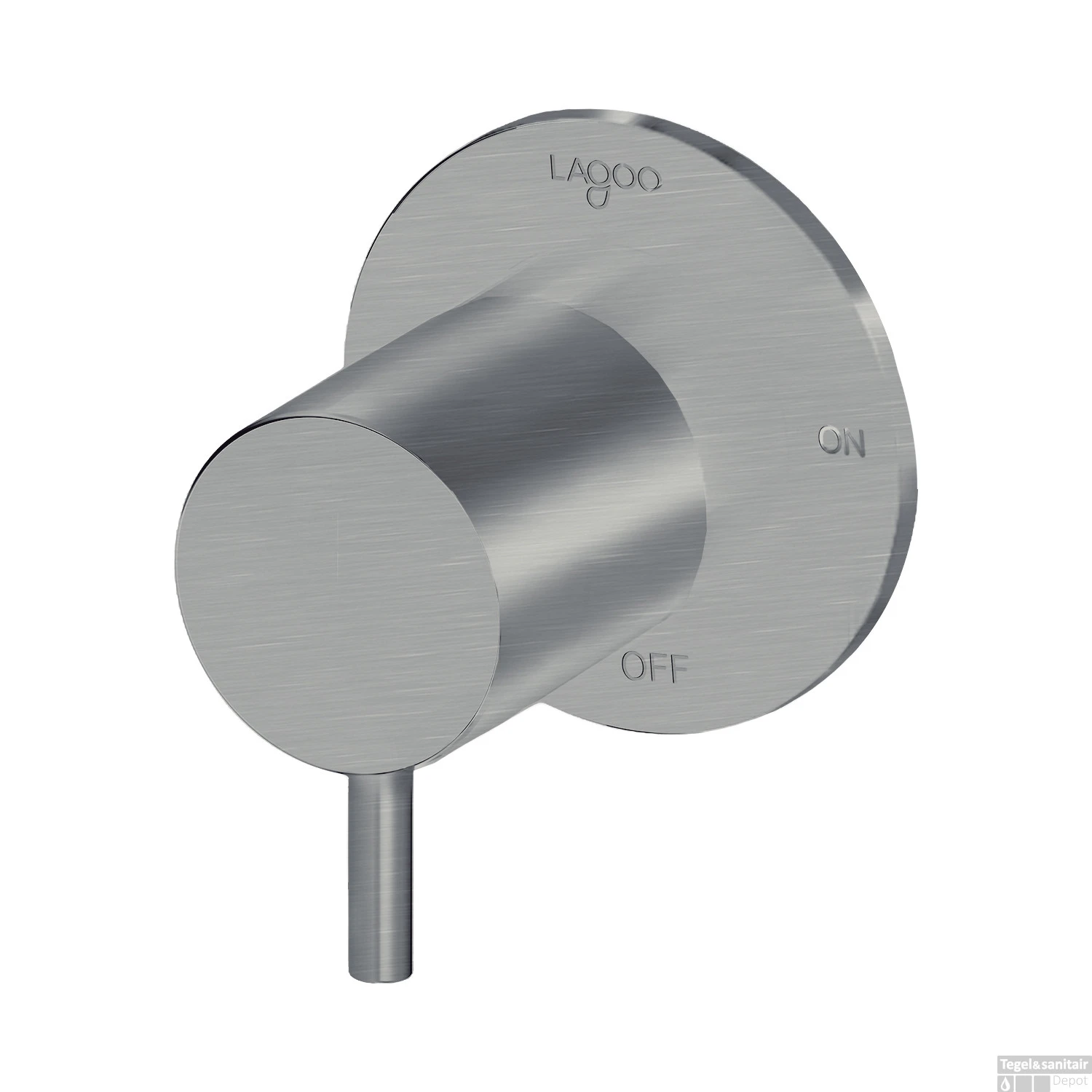 Inbouw 2-weg Omstel Lagoo Garda Hendel Geborsteld Nikkel 3 Inbouw 2-weg Omstel Lagoo Garda Hendel Geborsteld Nikkel