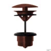 Afvoerplug Lagoo Garda Always Open Messing Geborsteld Koper -Badkamermeubels g6118 brushed copper shop