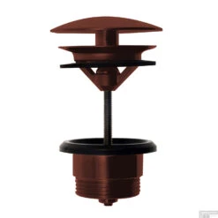 Afvoerplug Lagoo Garda Always Open Messing Geborsteld Koper