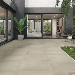 Vloertegel Graftonia Ivory 80x80 Cm Betonlook Beige (doosinhoud 1.28 M2) 5 Vloertegel Graftonia Ivory 80x80 Cm Betonlook Beige (doosinhoud 1.28 M2) -Badkamermeubels grafton ivory 80x80 cm aangepast