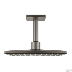 Regendoucheset Grohe Rainshower SmartActive Cube 31 Cm Met Plafondarm Hard Graphite Geborsteld