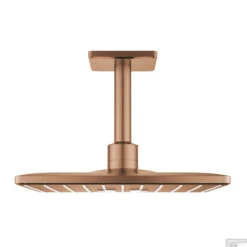 Regendoucheset Grohe Rainshower SmartActive Cube 31 Cm Met Plafondarm Warm Sunset Geborsteld