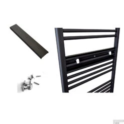 Handdoekhouder Paneel Sanicare 52x9x3 Cm Zwart Met 3 Chromen Handdoekknoppen 7 Handdoekhouder Paneel Sanicare 52x9x3 Cm Zwart Met 3 Chromen Handdoekknoppen -Badkamermeubels handdoekhouder paneel sanicare 52x9x3 cm zwart met 3 chromen handdoekknoppen sfeer1