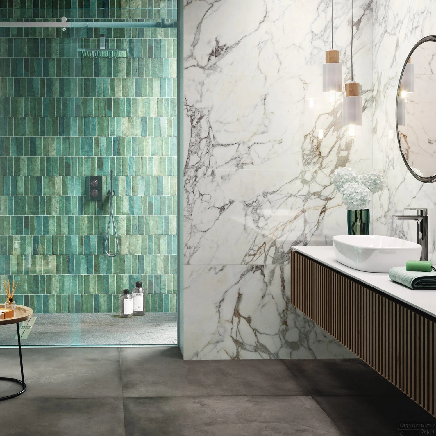 Vloertegel Ape Calacatta Silver Glans Marmerlook 60x120 Cm (doosinhoud 1.44m2) 4 Vloertegel Ape Calacatta Silver Glans Marmerlook 60x120 Cm (doosinhoud 1.44m2) - Afbeelding 2