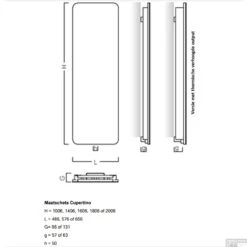 Radiator Plug & Play HD Heating IP Cupertino Elektrisch Met Touch Bediening (Alle Kleuren & Maten) -Badkamermeubels hdhcuperthotsconfig tech
