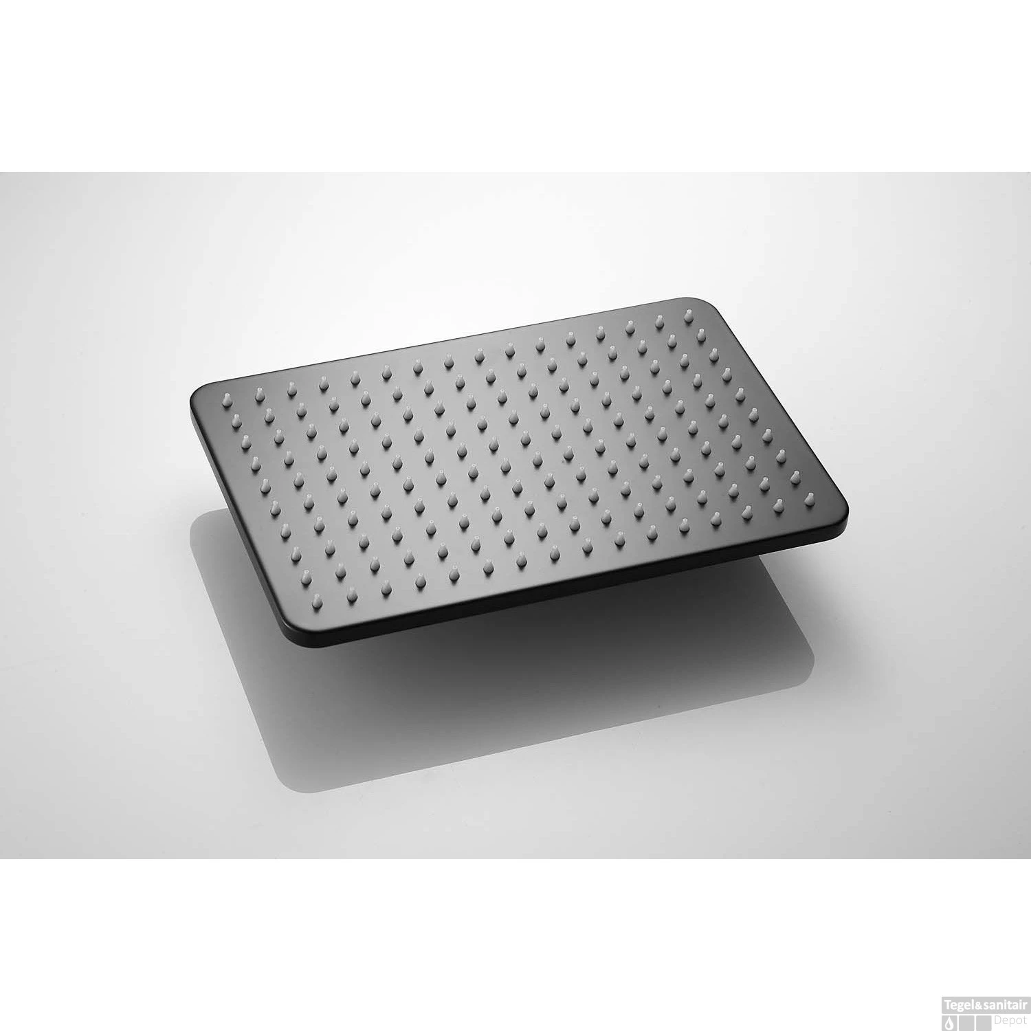 Hoofddouche Boss & Wessing Vision Rechthoekig 30x20 Cm Mat Zwart