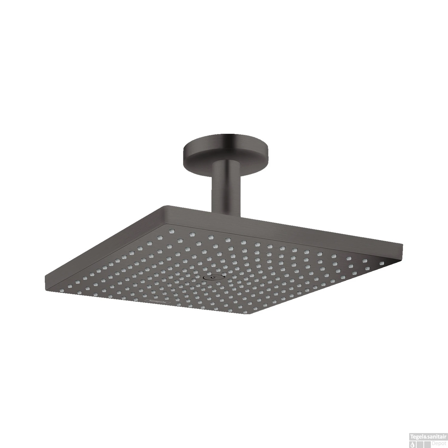 Hoofddouche HansGrohe Raindance E 300 1jet Plafondbevestiging Geborsteld Zwart Chroom 3 Hoofddouche HansGrohe Raindance E 300 1jet Plafondbevestiging Geborsteld Zwart Chroom
