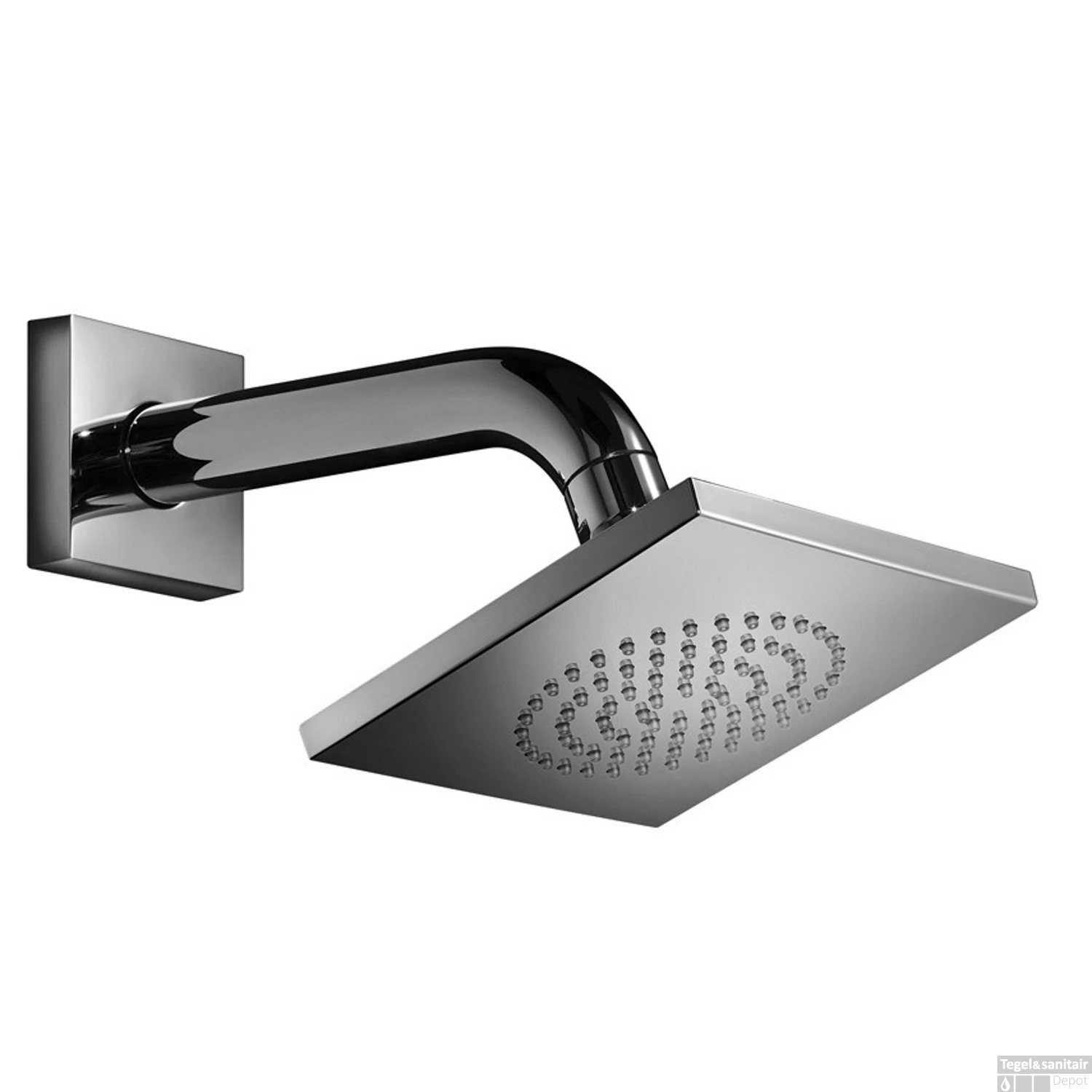 Hotbath Hoofddouche Mate 13 Cm Wandmodel Vierkant Opbouw Geborsteld Nikkel 3 Hotbath Hoofddouche Mate 13 Cm Wandmodel Vierkant Opbouw Geborsteld Nikkel