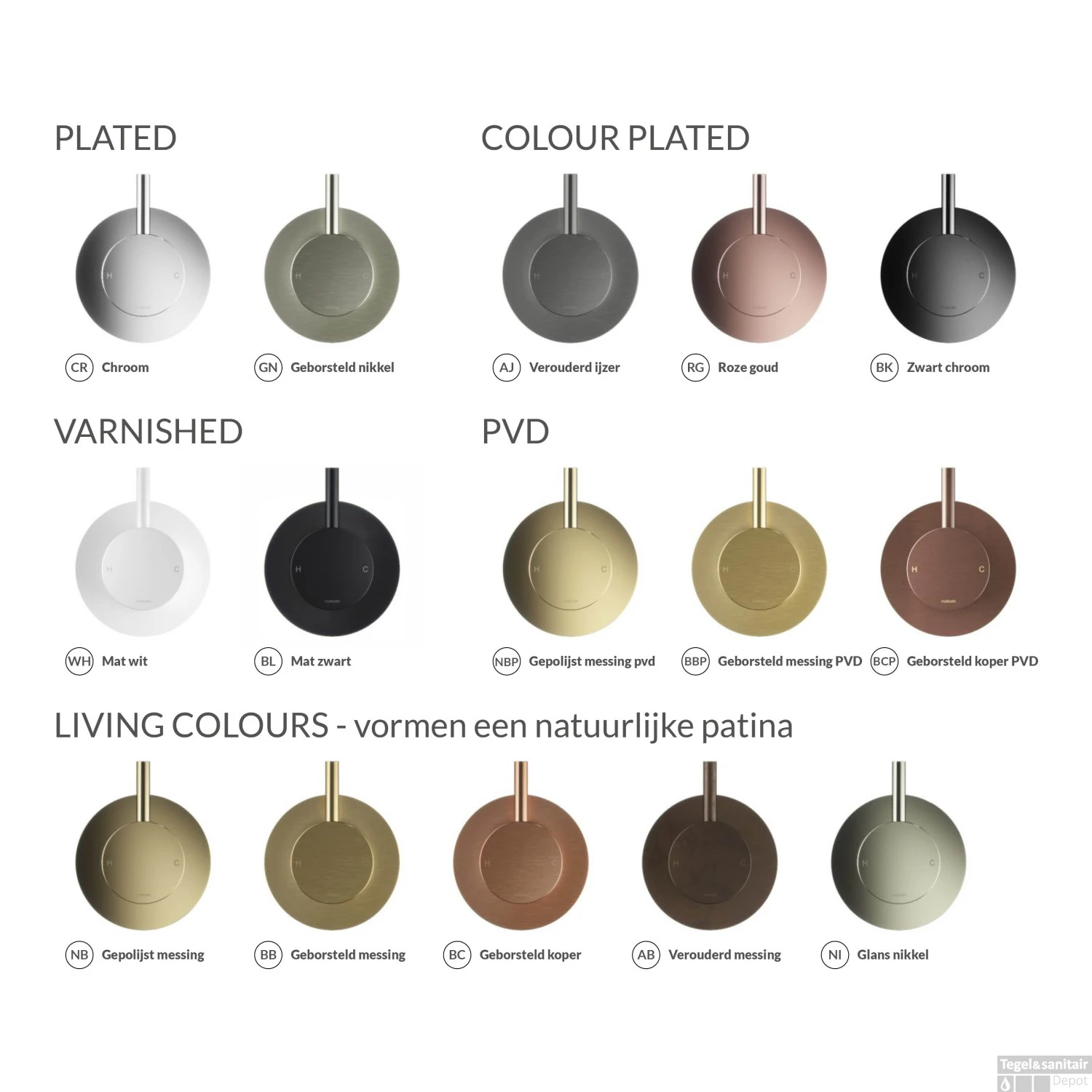 Fontein Sifon Hotbath Cobber Rond Mat Wit 5 Fontein Sifon Hotbath Cobber Rond Mat Wit - Afbeelding 3