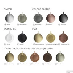 Afvoerplug Hotbath Cobber Always-Open Met Schroef Rond Zwart Chroom -Badkamermeubels hothbath kleurenstaal 78