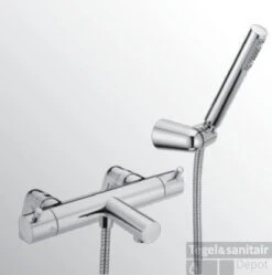 Huber Kiruna Bad/douchethermostaat Chroom KR.D24010.21 5 Huber Kiruna Bad/douchethermostaat Chroom KR.D24010.21 -Badkamermeubels huber kiruna baddouchethermostaat chroom krd2401021 0