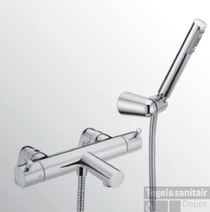 Huber Kiruna Bad/douchethermostaat Chroom KR.D24010.21 4 Huber Kiruna Bad/douchethermostaat Chroom KR.D24010.21 - Afbeelding 2