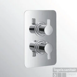 Huber Soft Douchethermostaatkraan Chroom 968Q.01.CR -Badkamermeubels huber soft douchethermostaatkraan chroom 968q01cr 0