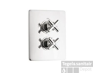 Huber Suite Inbouw Thermostaat Met 2-omsteller Chroom 369Q.01H.CR 3 Huber Suite Inbouw Thermostaat Met 2-omsteller Chroom 369Q.01H.CR