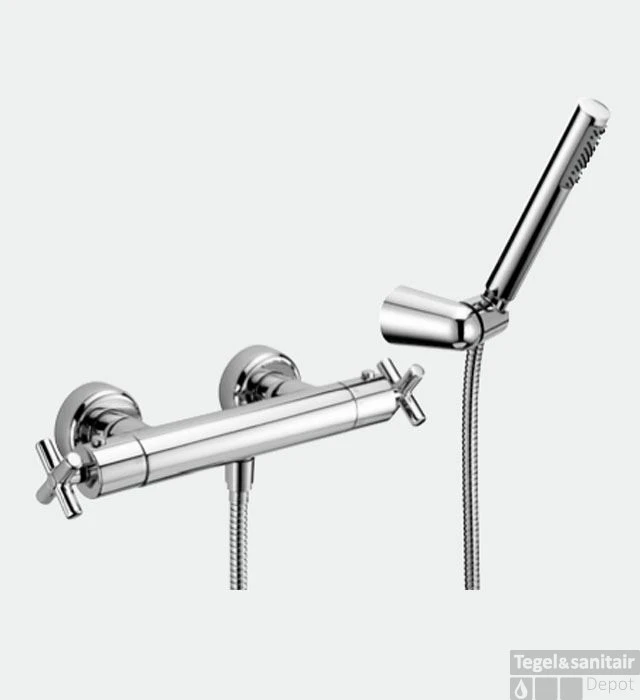 Huber Suite Opbouw Douchethermostaat Met Handdouche 191ST01HCR 4 Huber Suite Opbouw Douchethermostaat Met Handdouche 191ST01HCR - Afbeelding 2