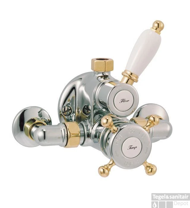 Huber Victorian Douchethermostaat Brons 150.VT51HBA 5 Huber Victorian Douchethermostaat Brons 150.VT51HBA - Afbeelding 3