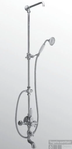 Huber Victorian Thermostatische Bad/doucheset RVS 597.VT01H.NS -Badkamermeubels huber victorian thermostatische baddoucheset rvs 597vt01hns 0