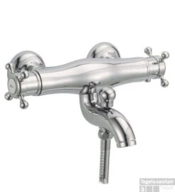 Huber Victorian Thermostatische Badkraan RVS 25201HNS -Badkamermeubels huber victorian thermostatische badkraan rvs 25201hns 0