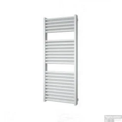 Designradiator Boss & Wessing Ifona 123x60 Cm 943 Watt Met Zijaansluiting Donkergrijs Structuur