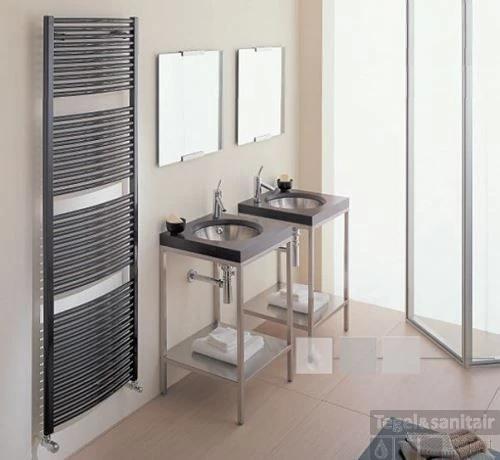 Handdoekradiator Odro Gebogen 1196 X 585 Mm Zandsteen 4 Handdoekradiator Odro Gebogen 1196 X 585 Mm Zandsteen - Afbeelding 2