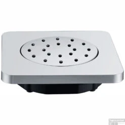 Inbouw Verstelbare Zijdouche Vierkant 135x135 ABS Chroom -Badkamermeubels inbouw verstelbare zijdouche vierkant 135x135 abs chroom showmodel