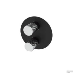 Inbouw Douchekraan GRB Aura Thermostatisch 1-Wegs Zwart