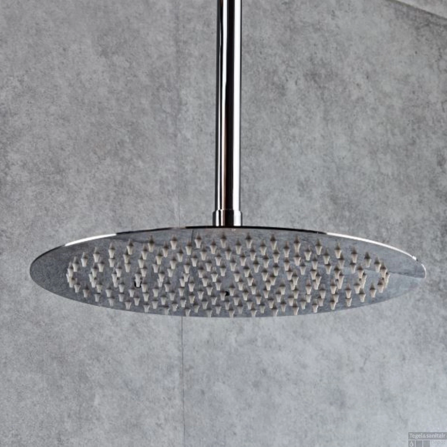 BWS Inbouw Regendouche | 20cm Stortdouche Plafonduitloop Met Staafhanddouche | Chroom - Afbeelding 2