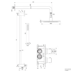 Inbouw Regendouche Set Brauer Black Edition Gebogen Wanduitloop Ronde Hoofddouche 20 Cm Met Glijstang Mat Zwart -Badkamermeubels inbouw regendouche set brauer black edition gebogen wanduitloop ronde hoofddouche 20 cm met glijstang mat zwart tech