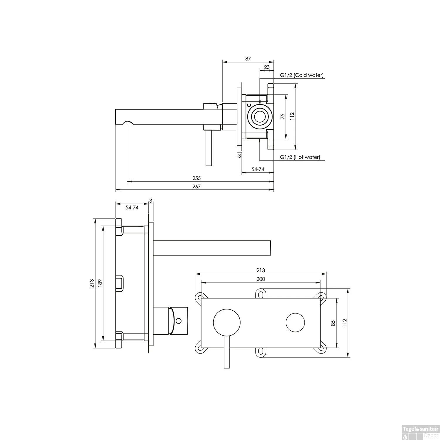 Inbouw Wastafelmengkraan Brauer Copper Edition Coldstart Rechte Uitloop Korte Ronde Hendel Links Geborsteld Koper PVD Met Afdekplaat 5 Inbouw Wastafelmengkraan Brauer Copper Edition Coldstart Rechte Uitloop Korte Ronde Hendel Links Geborsteld Koper PVD Met Afdekplaat - Afbeelding 3
