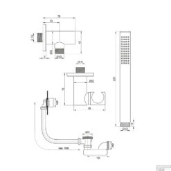 Inbouwthermostaatset Brauer Chrome Incl Staafhanddouche En Badafvoer Chroom 20 Inbouwthermostaatset Brauer Chrome Incl Staafhanddouche En Badafvoer Chroom -Badkamermeubels inbouwthermostaatset brauer chrome incl staafhanddouche en badafvoer chroom tec