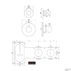 Inbouwthermostaatset Brauer Chrome Incl Staafhanddouche En Badafvoer Chroom 21 Inbouwthermostaatset Brauer Chrome Incl Staafhanddouche En Badafvoer Chroom -Badkamermeubels inbouwthermostaatset brauer chrome incl staafhanddouche en badafvoer chroom tec1