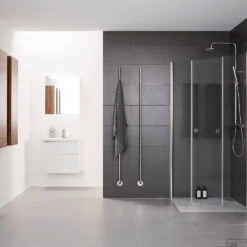 Elektrische Radiator Stick Instamat Jay 175 Cm 29W Geborsteld RVS -Badkamermeubels inspiration linc angel invikt klein 1