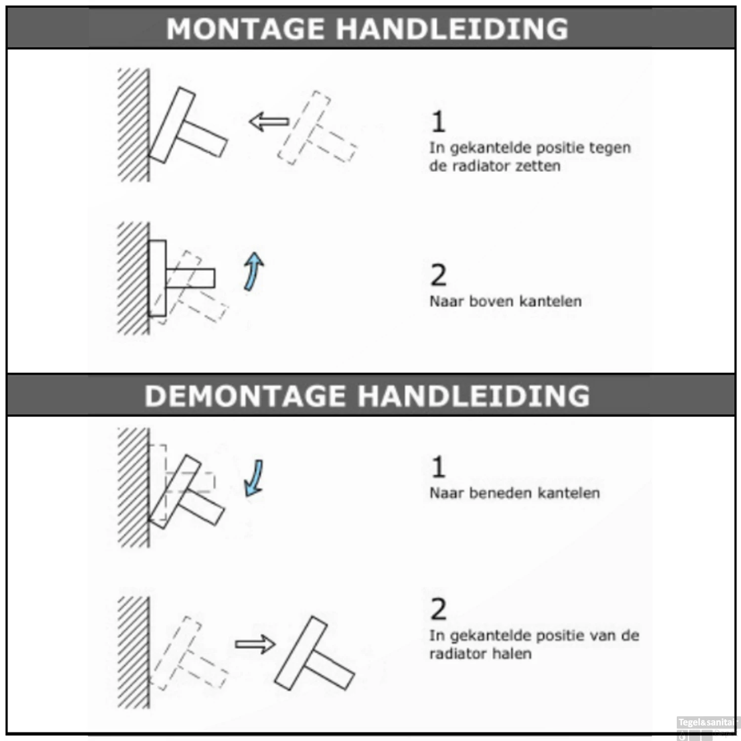 Handdoekhouder Sanicare Magnetisch Inkortbaar 60cm Vierkant Wit 6 Handdoekhouder Sanicare Magnetisch Inkortbaar 60cm Vierkant Wit - Afbeelding 4