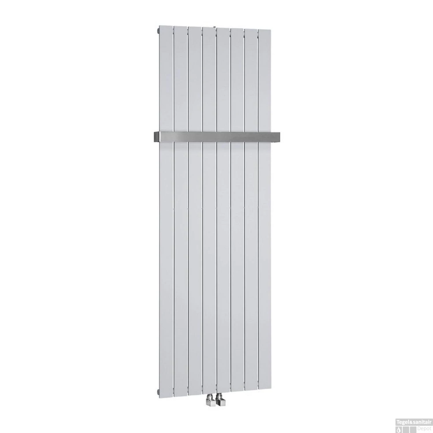 Designradiator Sapho Colonna Recht Middenaansluiting 60.2x180 Cm 1205W Zilver 3 Designradiator Sapho Colonna Recht Middenaansluiting 60.2x180 Cm 1205W Zilver