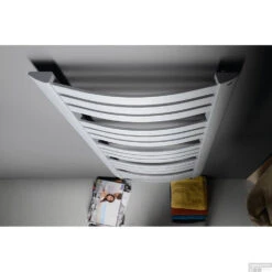Handdoekradiator Sapho Sidi Gebogen 59.5x109.7 Cm 553W Zilver 13 Handdoekradiator Sapho Sidi Gebogen 59.5x109.7 Cm 553W Zilver -Badkamermeubels is611ss handdoekradiator sapho sidi gebogen 59.5x109.7 cm 553w zilver 4